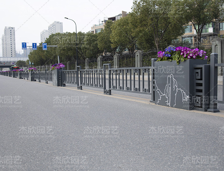 不銹鋼隔離花箱龍騰虎躍花箱