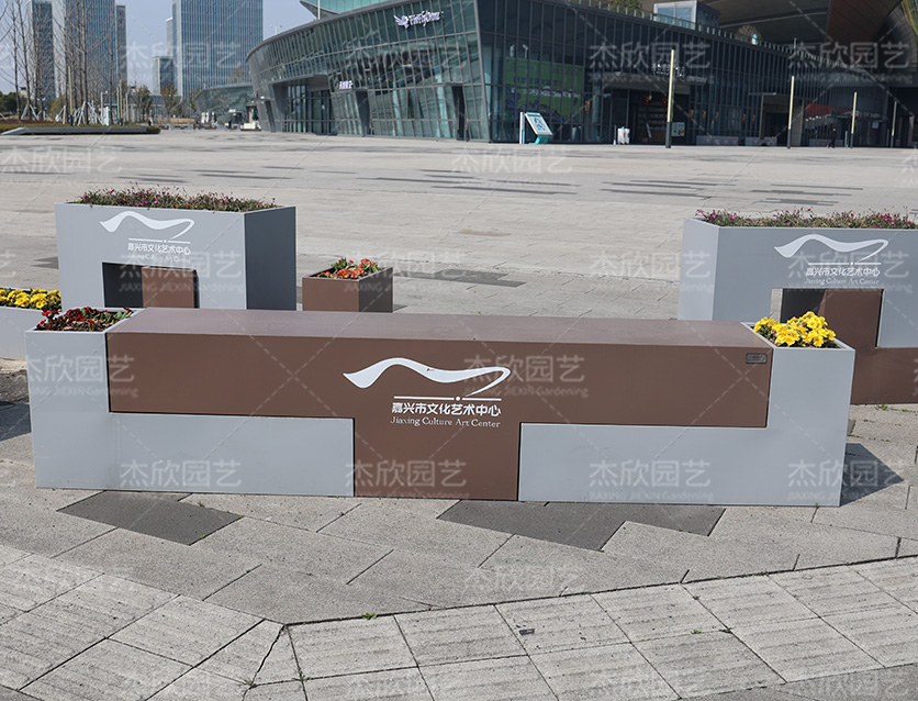 文化瑰寶不銹鋼花箱浙江案例